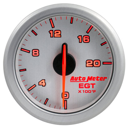 Autometer 2-1/16" E.G.T, 0-2000`F, Airdrive, Silver 9145-UL User 3