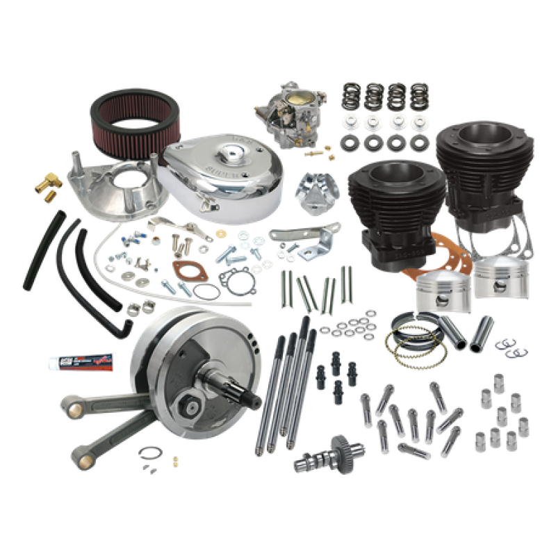 S&S Cycle 78-84 BT Complete 93in 3-5/8in Big Bore Stroker Hot Set Up Kit 32-2268