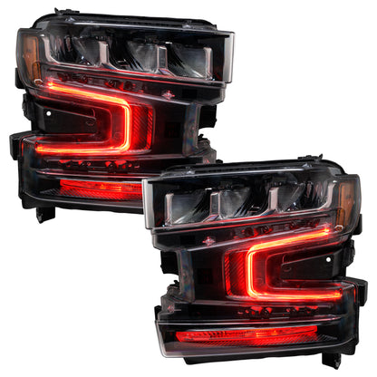 ORACLE Lighting Oracle 19-21 Chevy Silverado 1500 RGB+W Headlight DRL Upgrade Kit - ColorSHIFT w/o Controller 1441-334 1441-334 User 6