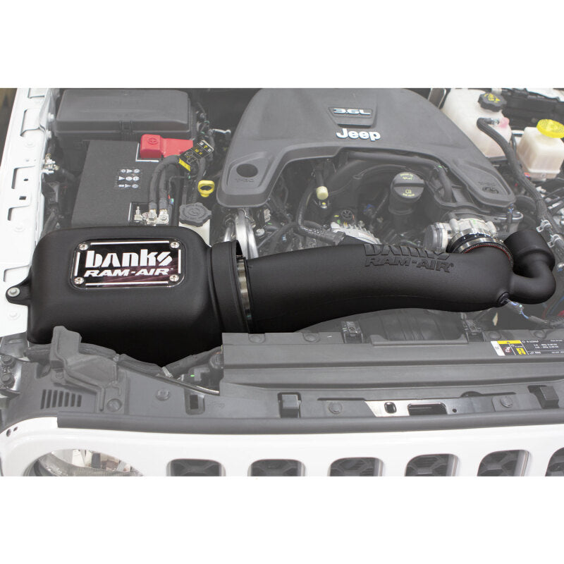 Banks Power 18-20 Jeep 3.6L Wrangler (JL) Ram-Air Intake System 41843 41843 Photo - Mounted