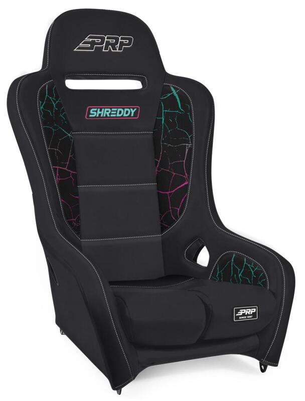 PRP Seats PRP Shreddy Edition Podium Suspension Seat - Cracked/Black SHRDYA9101-05 SHRDYA9101-05 Photo - Primary