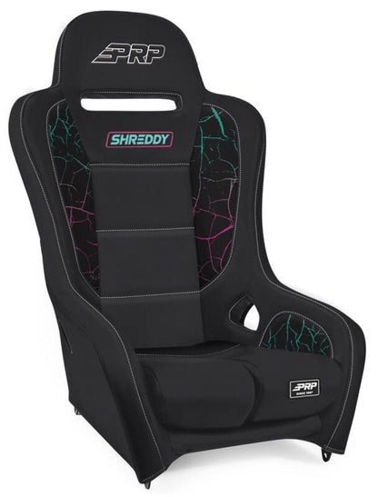 PRP Seats PRP Shreddy Edition Podium Suspension Seat - Cracked/Black SHRDYA9101-05 SHRDYA9101-05 Photo - Primary