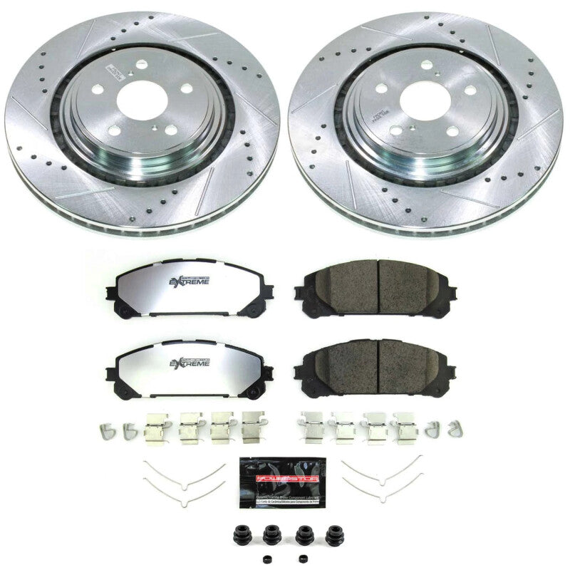PowerStop Power Stop 20-22 Toyota Highlander Front Z36 Truck & Tow Brake Kit K8753-36 K8753-36 Photo - Primary