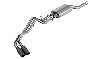 Borla 2024+ Ford Ranger XLT S Type Catback System - Black Chrome 140975BC 140975BC Photo - Primary