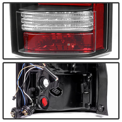 Spyder Land Rover Discovery LR4 10-14 Light Bar LED Tail Lights Black ALT-YD-LRDLR410-LBLED-BK 5080936 5080936 User 1