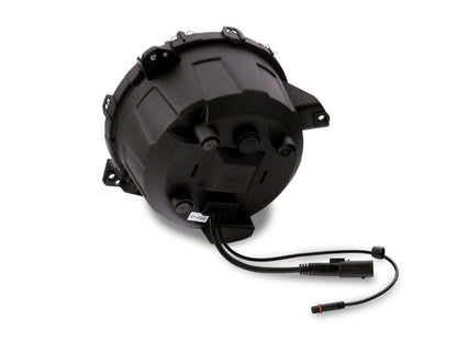 Raxiom 18-23 Jeep Wrangler JL Axial Series 9-In LED Headlights- Blk Housing (Clear Lens) J164371 J164371 Photo - Close Up