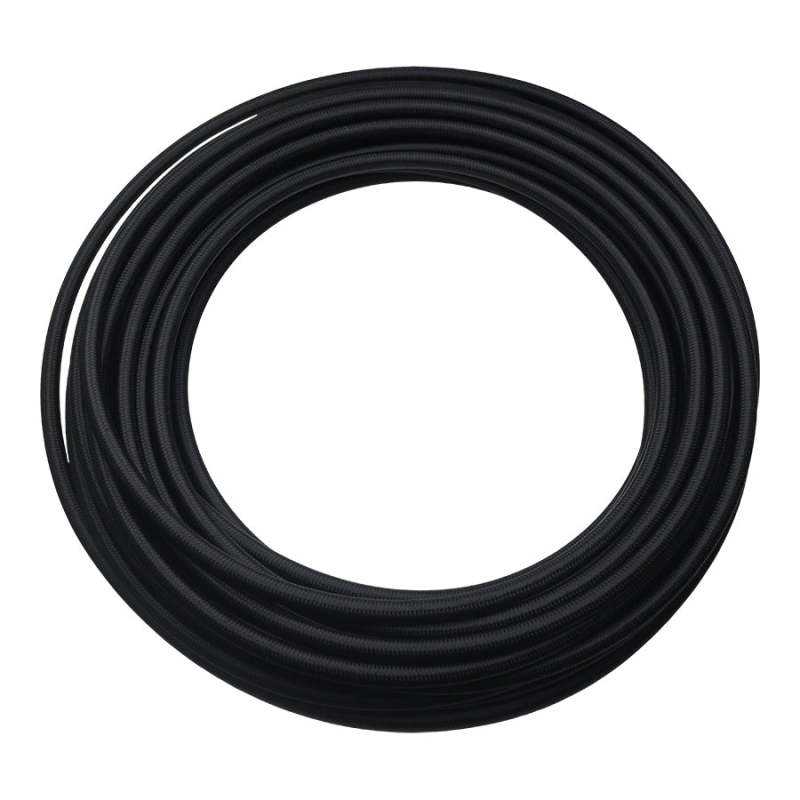 DeatschWerks 8AN Black Nylon Braided CPE Hose - 50ft 6-02-0816-50