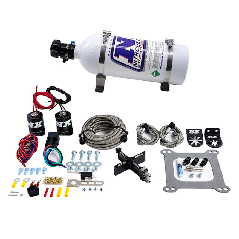 Nitrous Express 4150 Covert Crossbar Plate System Pro Power 100-500HP (5lb Bottle) 63541-05 63541-05 Photo - Primary