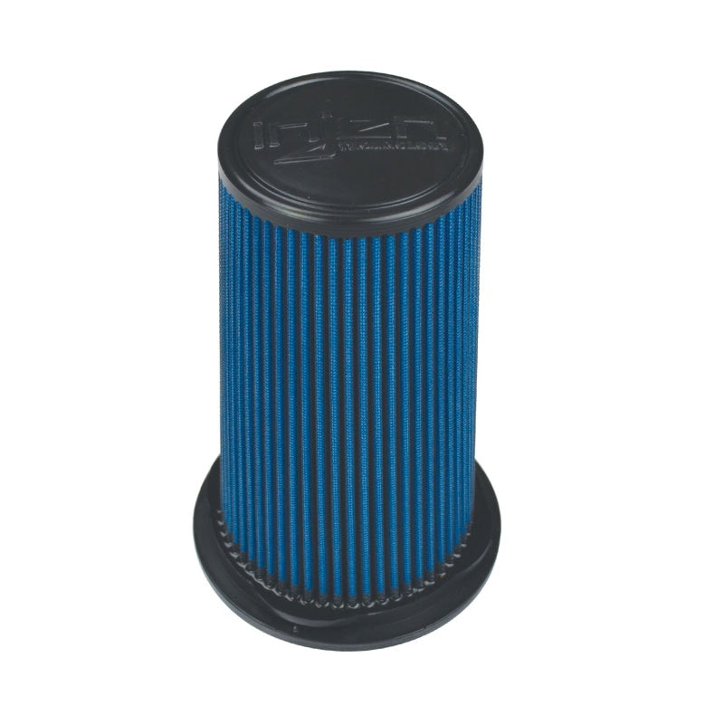 Injen NanoWeb Dry Air Filter- 4in Flange ID 6in Twist Lock Base 8.8in Media Height 4in Top X-1110-BB X-1110-BB Photo - Unmounted