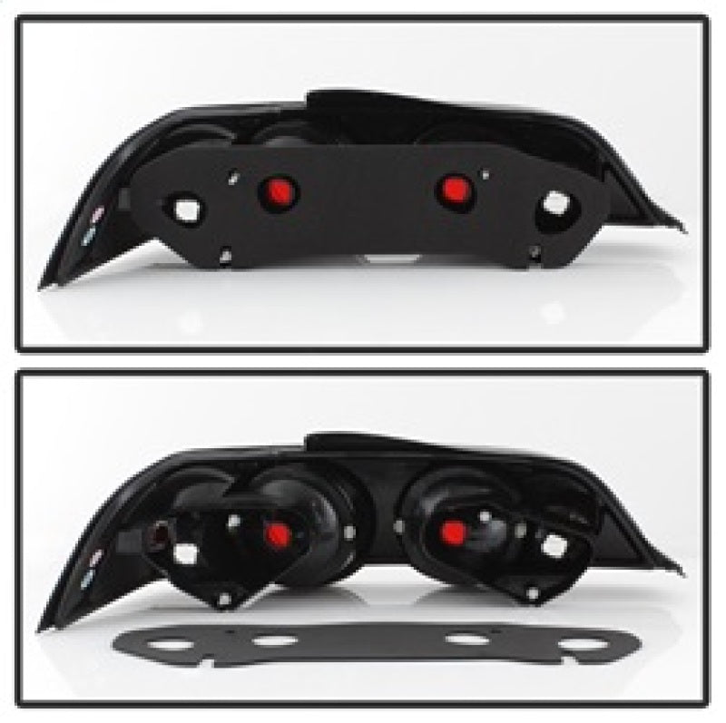 Spyder Acura RSX 02-04 Euro Style Tail Lights Black ALT-YD-ARSX02-BK 5000330 5000330 Photo - Unmounted