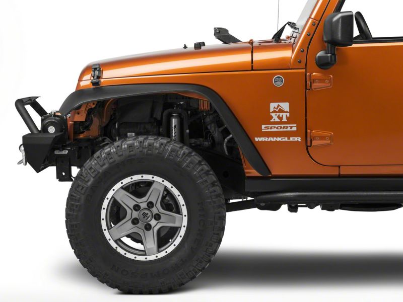 Raxiom 07-18 Jeep Wrangler JK 20-In Light Bar Hood Mounting Brackets J106742 J106742 Photo - Close Up