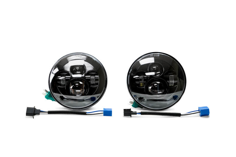 DV8 Offroad 07-18 Jeep Wrangler JK LED Projector Headlights HL7JK-01 HL7JK-01 Photo - Unmounted