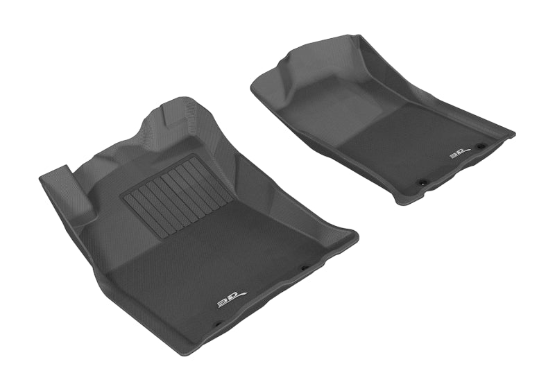3D MAXpider 2012-2015 Toyota Tacoma Double Cab Kagu 1st Row Floormat - Black L1TY09011509 L1TY09011509 Photo - Primary