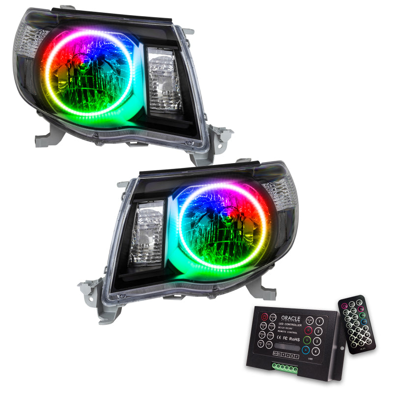 ORACLE Lighting Oracle 05-11 Toyota Tacoma SMD HL - Black - ColorSHIFT w/ 2.0 Controller 8161-333 8161-333 Photo - Primary