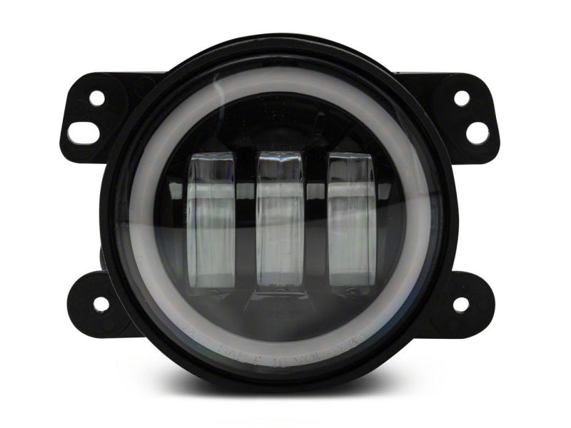 Raxiom 07-23 Jeep Wrangler JK & JL Axial Series Halo LED Fog Lights- Amber J130812 J130812 Photo - Close Up