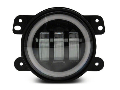 Raxiom 07-23 Jeep Wrangler JK & JL Axial Series Halo LED Fog Lights- Amber J130812 J130812 Photo - Close Up