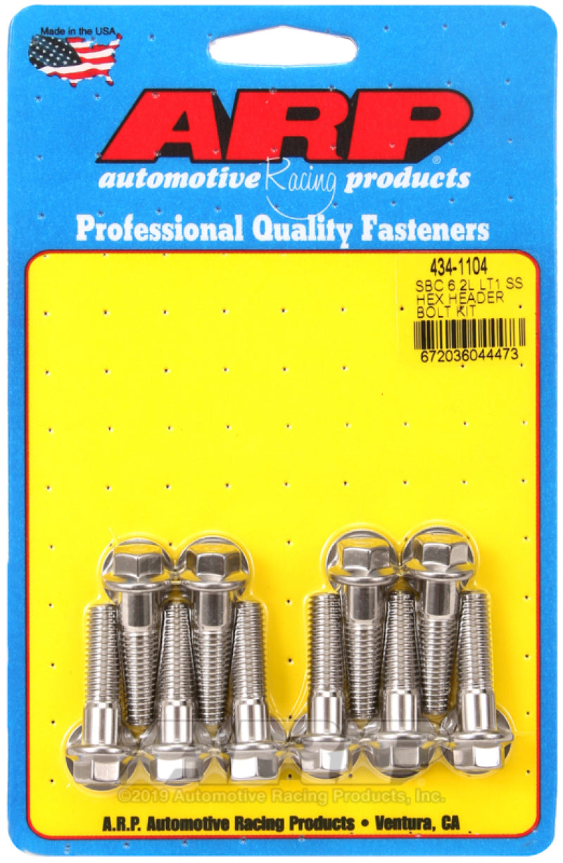 ARP SBC LT1 6.2L SS hex Header Bolt Kit 434-1104 Photo - Primary
