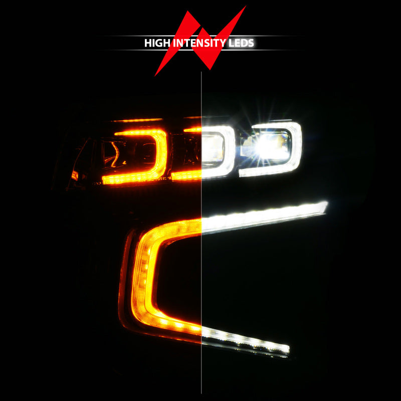 ANZO 21-23 Chevy Tahoe/Suburban LED Light Bar Style Headlights Black w/ Squential DRL (Left Side) 111636X-L 111636X-L User 1