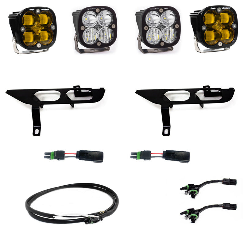 Baja Designs 21-22 Ford F-150 Squadron SAE Amber/Pro DC Up w/ DRL Fog Pocket Light Kit 447868UP 447868UP User 1