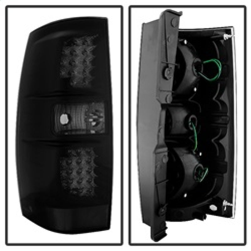 SPYDER Xtune Mc Yukon/Yukon Denali 07-14 LED Tail Lights Black Smoked ALT-JH-CSUB07-LED-G2-BSM 9033926 9033926 Photo - Unmounted