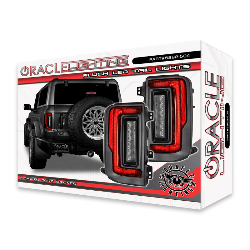 ORACLE Lighting 21-22 Ford Bronco Flush Style LED Taillights 5892-504 5892-504 Photo - in package
