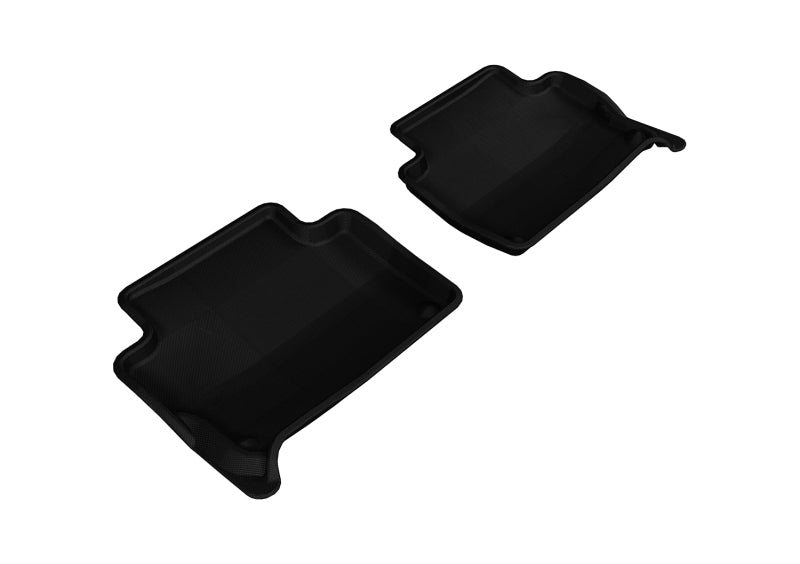 3D MAXpider 2007-2015 Audi Q7 Kagu 2nd Row Floormats - Black L1AD02621509 L1AD02621509 Photo - Unmounted