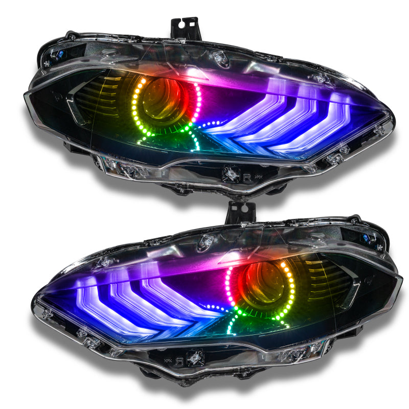 ORACLE Lighting Oracle 18-21 Ford Mustang Dynamic DRL Upgrade w/ Halo Kit & Sequential Turn Signal - ColorSHIFT 1446-332 1446-332 User 3