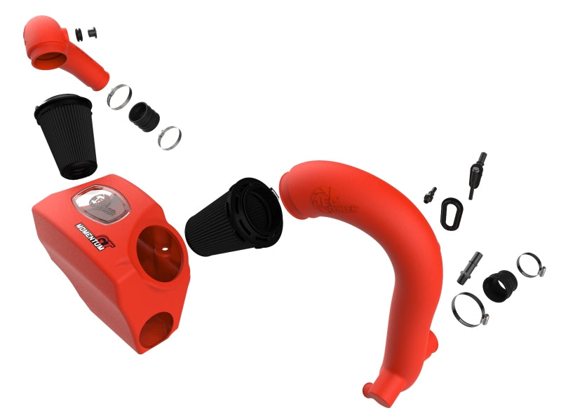 aFe Momentum GT Red Pro Dry S Cold Air Intake System 20-23 Ford Explorer ST V6-3.0L TT 50-70076KR 50-70076KR Photo - Unmounted