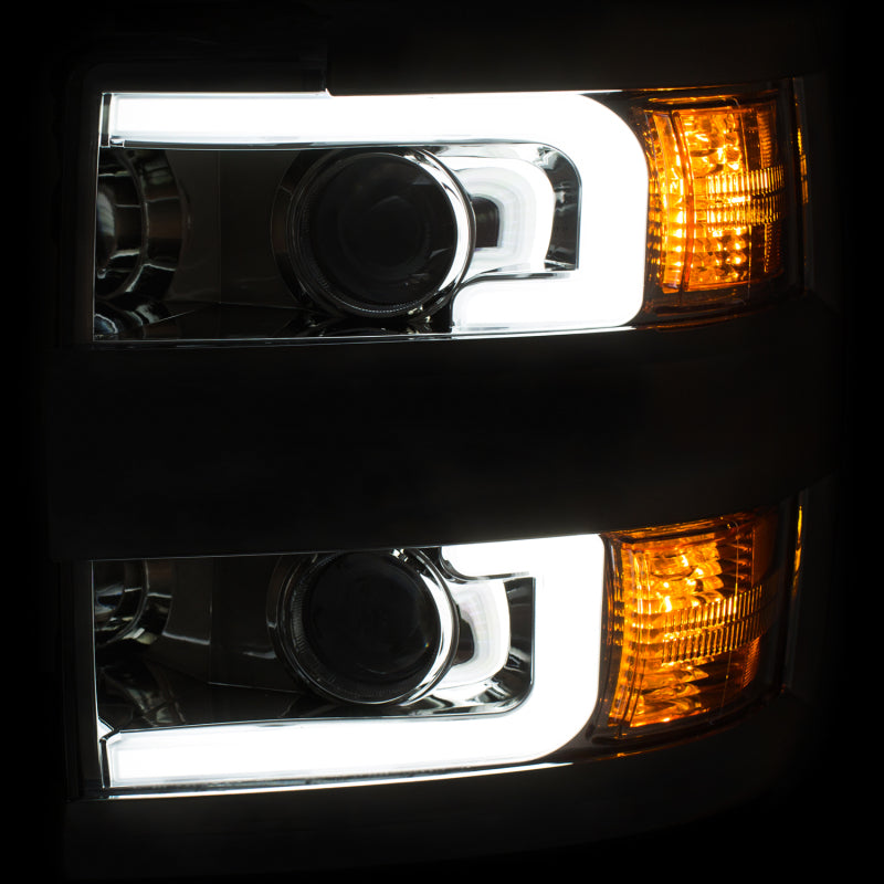 Anzo Projector Headlights 15-17 Chevrolet Silverado 2500HD / 3500HD Chrome 111366 User 2