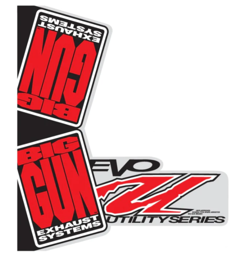 Big Gun EVO U Muffler Wrap Decal 41-UWRAP 41-UWRAP User 1