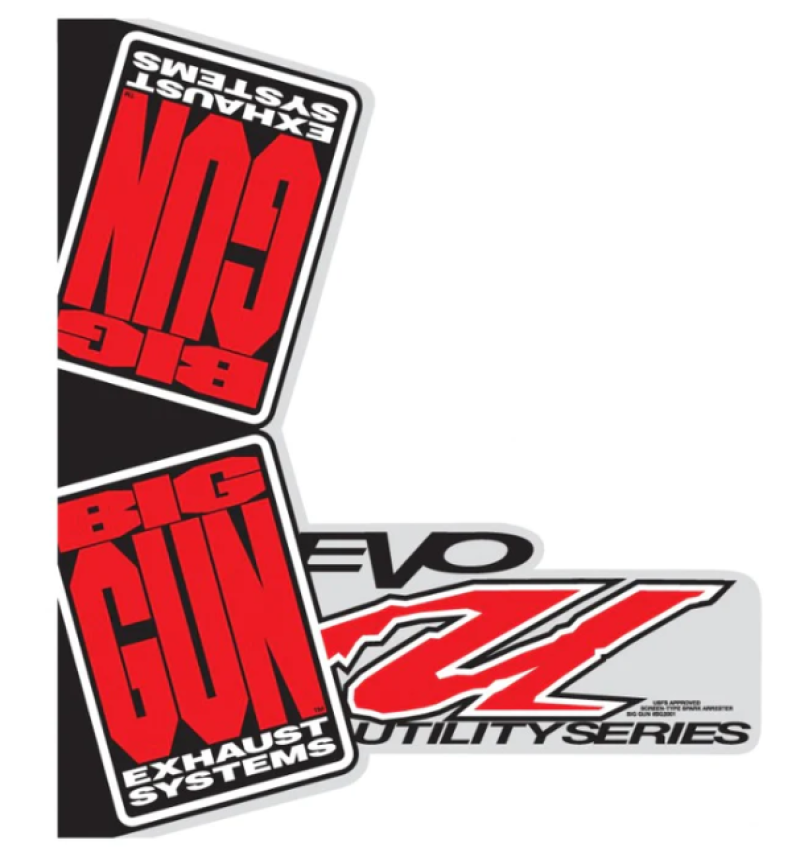 Big Gun EVO U Muffler Wrap Decal 41-UWRAP