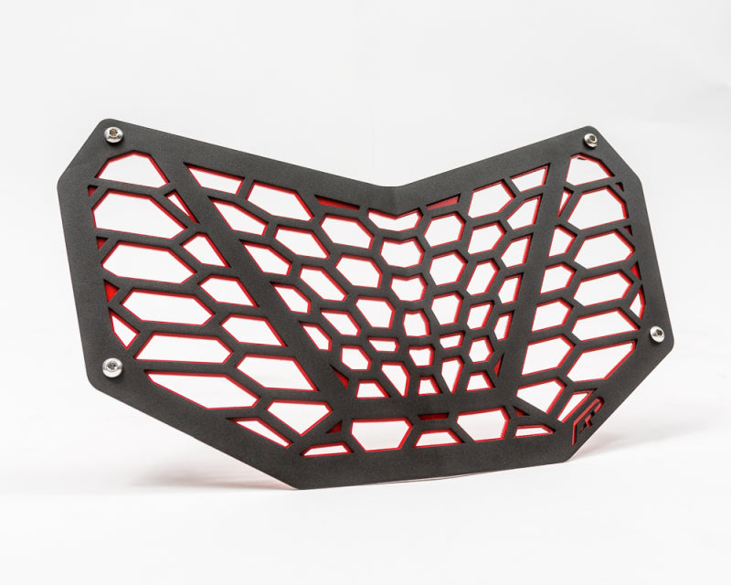 Agency Power 17-19 Can-Am Maverick X3 Premium Grill - Black & Red AP-BRP-X3-635-RD