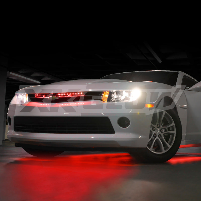 XKGLOW XK Glow Tube Single Color Underglow LED Accent Light Car/Truck Kit Red - 8x24In XK041002-R XK041002-R User 1