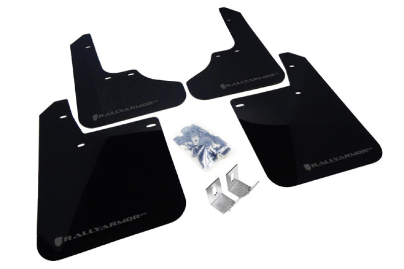 Rally Armor 93-01 Impreza UR Rally Mud flap Grey Logo 0B9BE MF2-UR-BLK/GRY Photo - Primary