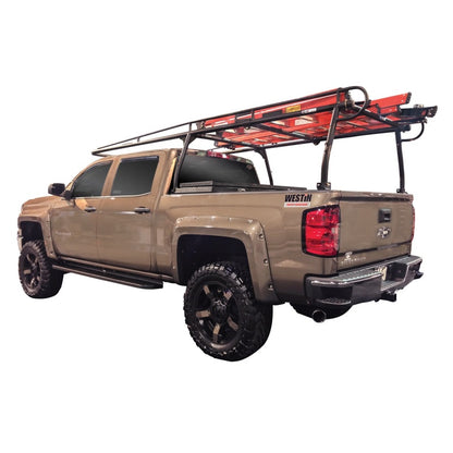 Westin 02-18 Dodge Ram 1500 Long Bed (8 ft) HD Overhead Truck Rack - Textured Blk 57-6005 57-6005 Photo - Mounted