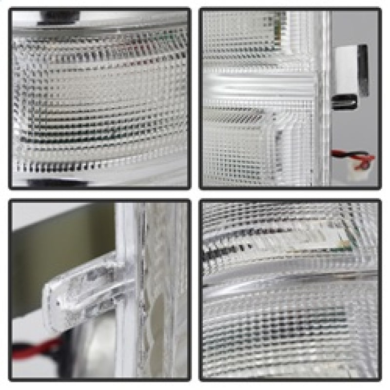 SPYDER xTune Ford Superduty 08-14 F250-F550 Amber LED Mirror Signal Lens - Clear ACC-LED-FDSD08-MR-C 9924736 9924736 Photo - Unmounted