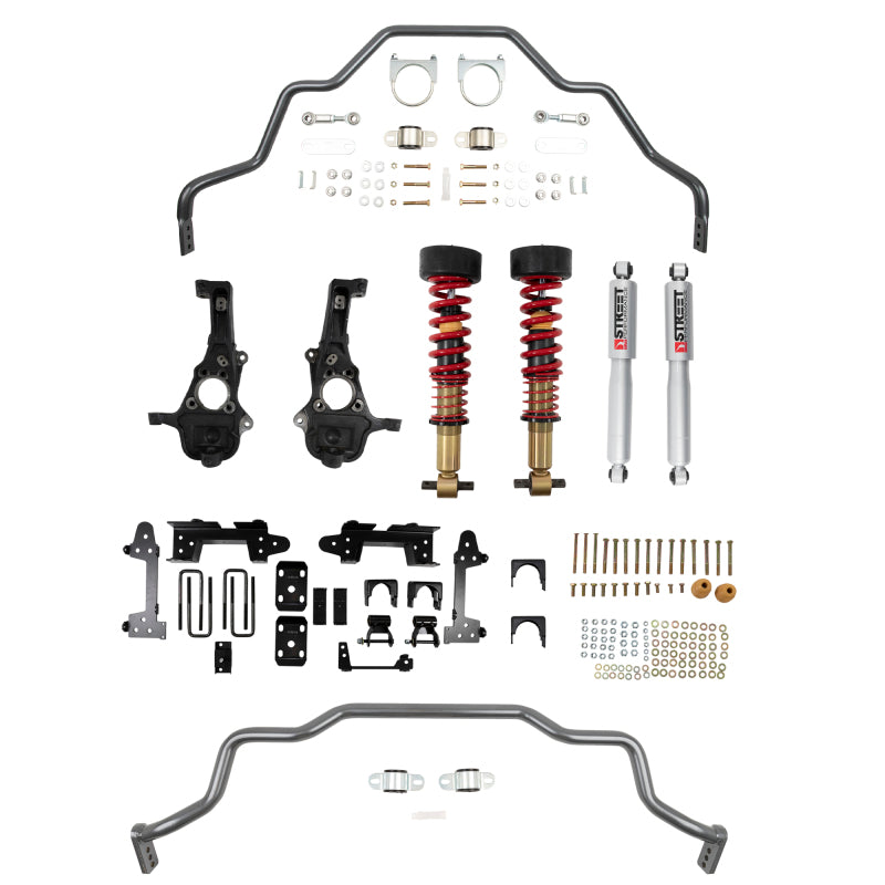 Belltech LOWERING KIT 2019+ GM Silverado / Sierra 1500 4WD All Cabs - 2-5in Fr / 6in R 1041HK 1041HK Photo - Primary