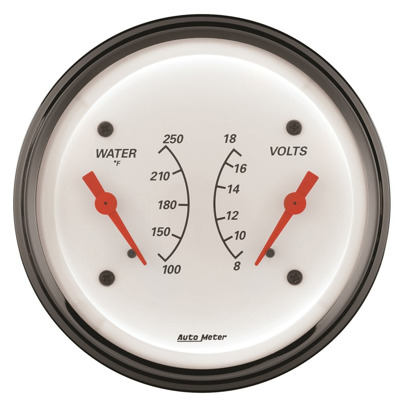 Autometer 3-3/8 A/W Water Temp/ Voltmeter Gauge ATM1330 1330 User 2