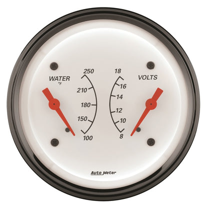 Autometer 3-3/8 A/W Water Temp/ Voltmeter Gauge ATM1330 1330 User 2