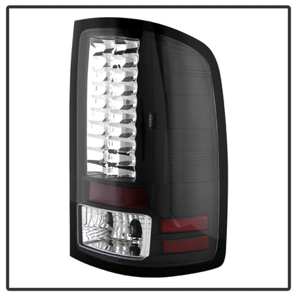 Spyder GMC Sierra 07-13 (Not fit 3500 Dually 4 Rear Wheels)LED Tail Lights Black ALT-YD-GS07-LED-BK 5014948 5014948 User 1