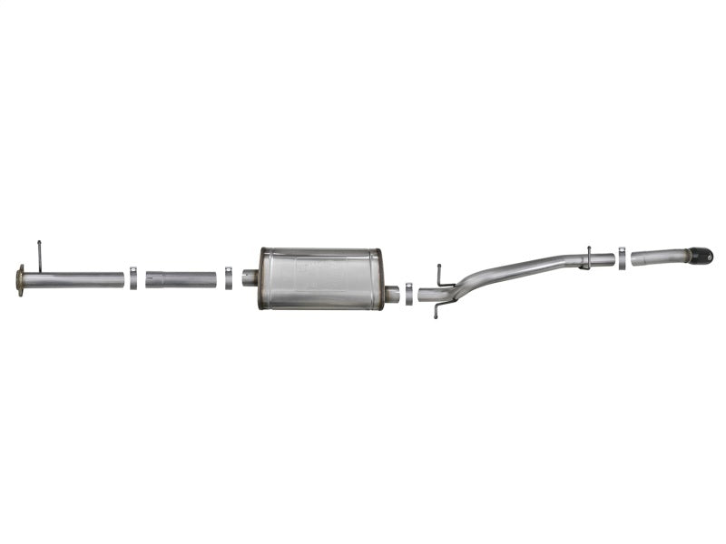aFe Cat-Back Exhaust System MACH Force-Xp Hi-Tuck 3 IN 409 Stainless Steel 49-44099-B Photo - Unmounted