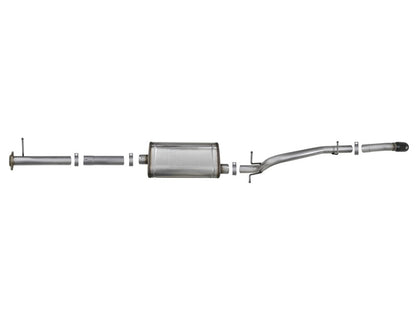 aFe Cat-Back Exhaust System MACH Force-Xp Hi-Tuck 3 IN 409 Stainless Steel 49-44099-B Photo - Unmounted