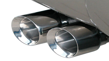 Corsa Performance 11-13 Cadillac Escalade 6.2L V8 Polished Sport Cat-Back Exhaust 14878 Photo - Mounted