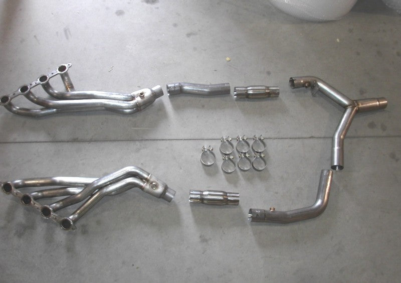 Stainless Works Chevy Camaro/Firebird 2001-2002 Headers Catted Y-Pipe CA0102CAT CA0102CAT Photo - Primary