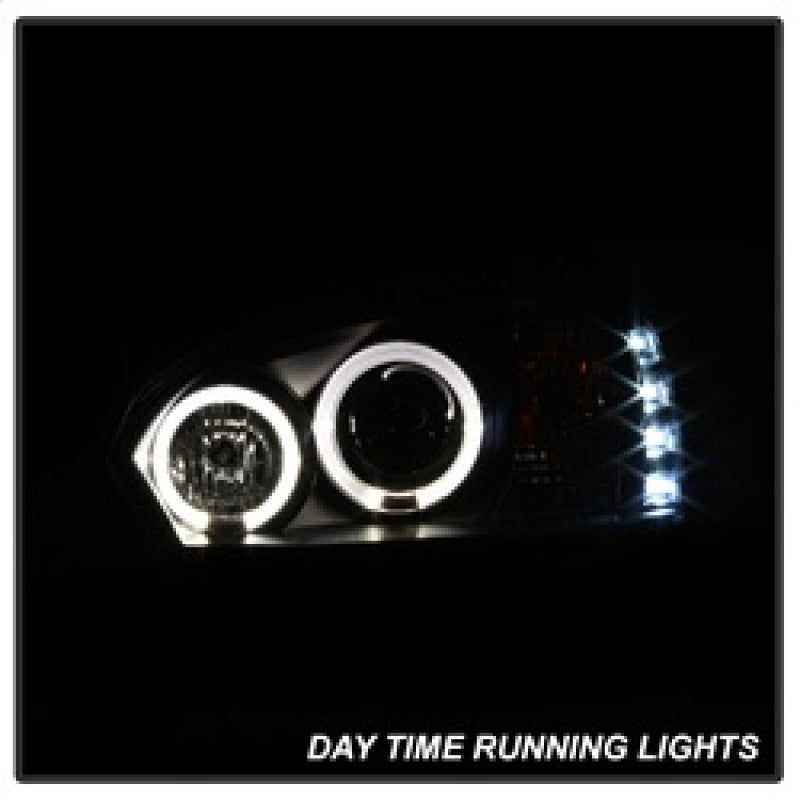 Spyder Chevy Malibu 04-07 Projector Headlights LED Halo LED Black High H1 Low H1 PRO-YD-CM04-HL-BK 5042675 5042675 Photo - Unmounted