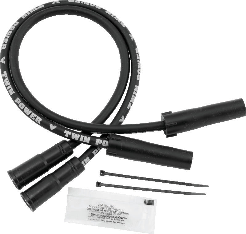 TwinPower Twin Power 99-08 FLH FLT With EFI 04-06 XL Black Ignition Wire Set 110114 110114 Photo - Primary