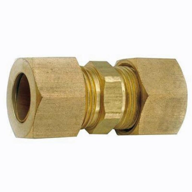Kleinn Air Horns Kleinn Compression Coupler 1/4In OD Tubing to 1/4In OD Tubing 52140 52140 Photo - Primary
