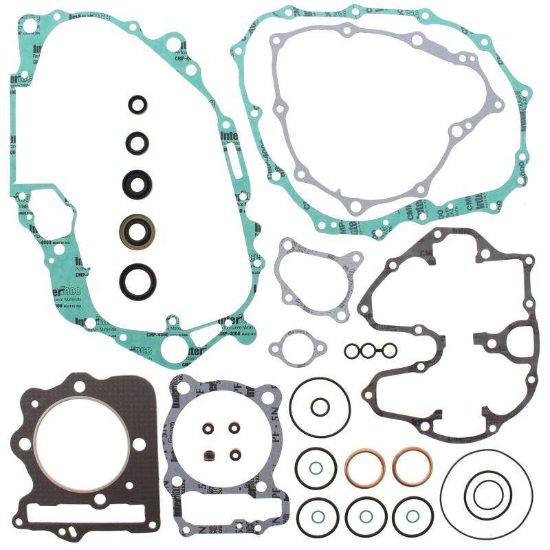 Vertex Pistons Vertex Gaskets 99-04 Honda TRX400EX Complete Gasket Kit w/ Oil Seals 811829 811829 Photo - Primary