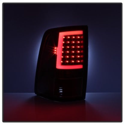 SPYDER xTune 09-18 Dodge Ram 1500 LED Tail Lights - Black Smoke (ALT-ON-DR09-LBLED-BSM) 9038488 9038488 Photo - Unmounted