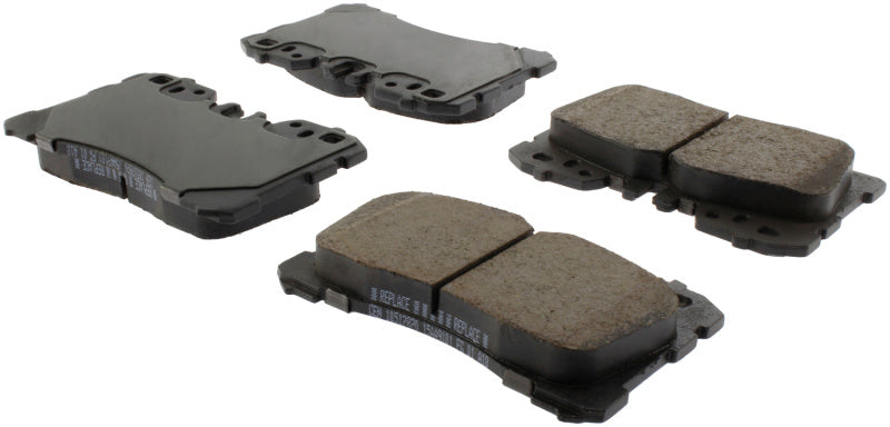 StopTech Street Brake Pads; Front With Shims 308.12820 Photo - Unmounted